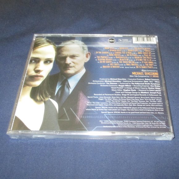 Alias Original Television Soundtrack (CD, 2003 Michael Giacchino, Unopened) - Picture 2 of 2